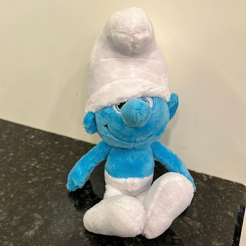 SMURF SCHLUMPF PLUSH PITUFO SMURF IPUFFI SCHTROUMPF BELGIUM PEYO TOY